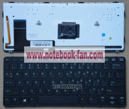 NEW HP EliteBook 820 G1 Keyboard US backlit 730541-001 V141926AS